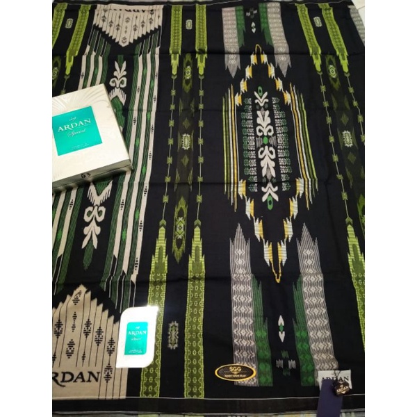 SARUNG ARDAN GOLD SPESIAL BLACK SGG