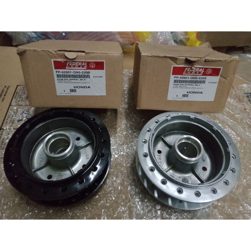 Original Federal Tromol Belakang Grand Legenda Supra Hitam dan Silver Orisinil Federal part