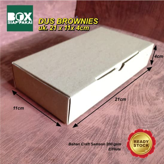 

100pcs DUS/KOTAK/BOX BROWNIES/Dll uk. 21x 11 x 4 cm