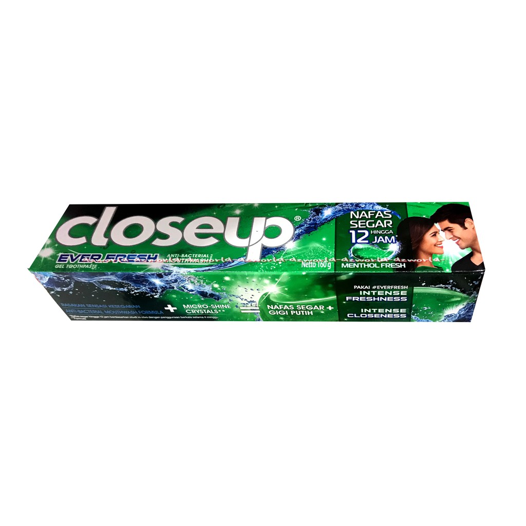 Closeup Ever Fresh Odol Close Up 160gr Everfresh Hijau Green Pasta Gigi Klose Up Merah Hijau