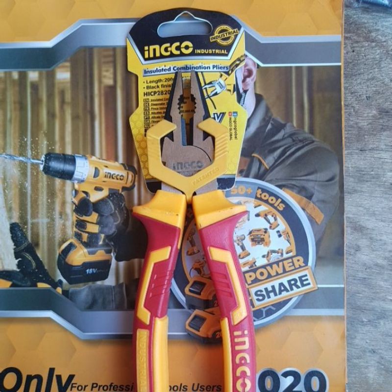 TANG KOMBINASI HIGH LEVERAGE 8" HICP28208 INGCO