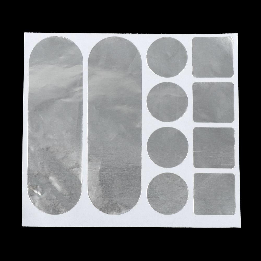 Top 1set Repair Patches Stiker Tempelan Kinerja Tahan Lama Memperbaiki Alat Perekat Aluminium Foil