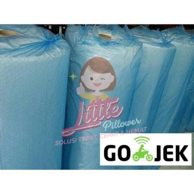 BUBBLE WRAP 1ROLL BESAR MURAH/BUBBLE WRAP PLASTIK 125x50 DIJAMIN MURAH