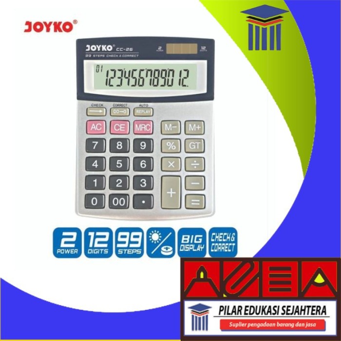 

CALCULATOR / KALKULATOR JOYKO CC-26 MURAH