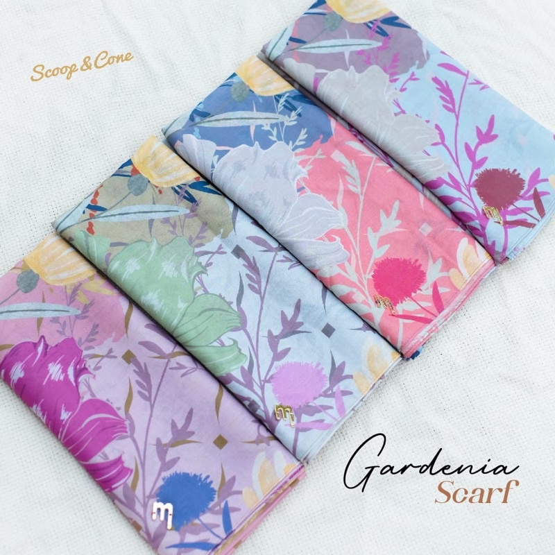 Hijab Monel maka Gardenia Scarf