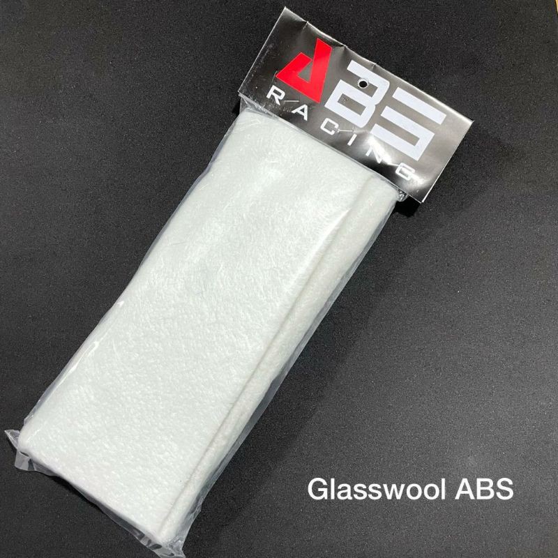 Glaswool gasbul knalpot wrn putih ABS tahan panas