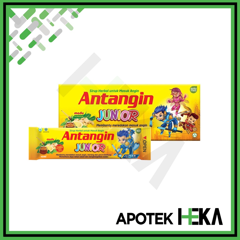 Antangin Junior Syrup 10 ml Box isi 5 - Sirup Masuk Angin Anak (SEMARANG)