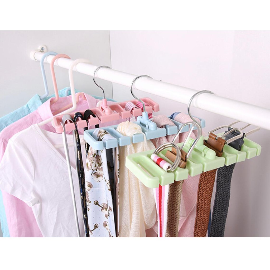 UNNISO - Belt Storage Hanging Rack/Belt Organizer Rotating Multifuction Storage