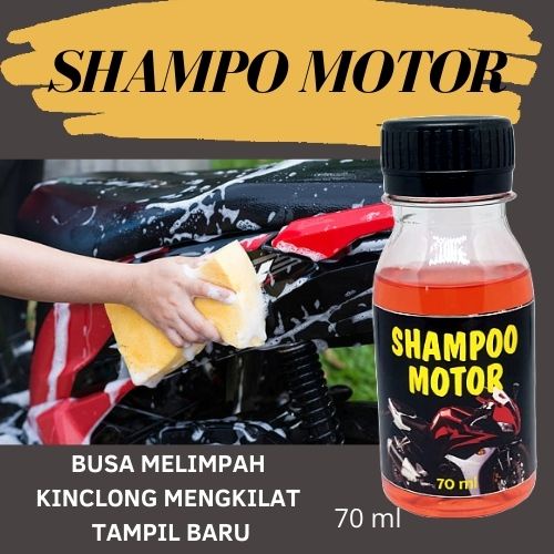 SHAMPO MOTOR DAN MOBIL ISI 70ML