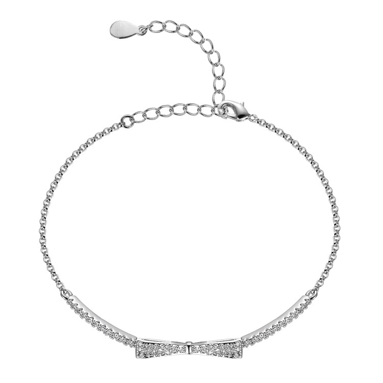 925 Perak Net Gelang merah untuk wanita Perhiasan fashion sederhana gaya Korea Kupu-kupu