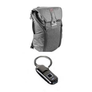 Peak Design Everyday Backpack 30L Charcoal +Copad Fingerprint Padlock