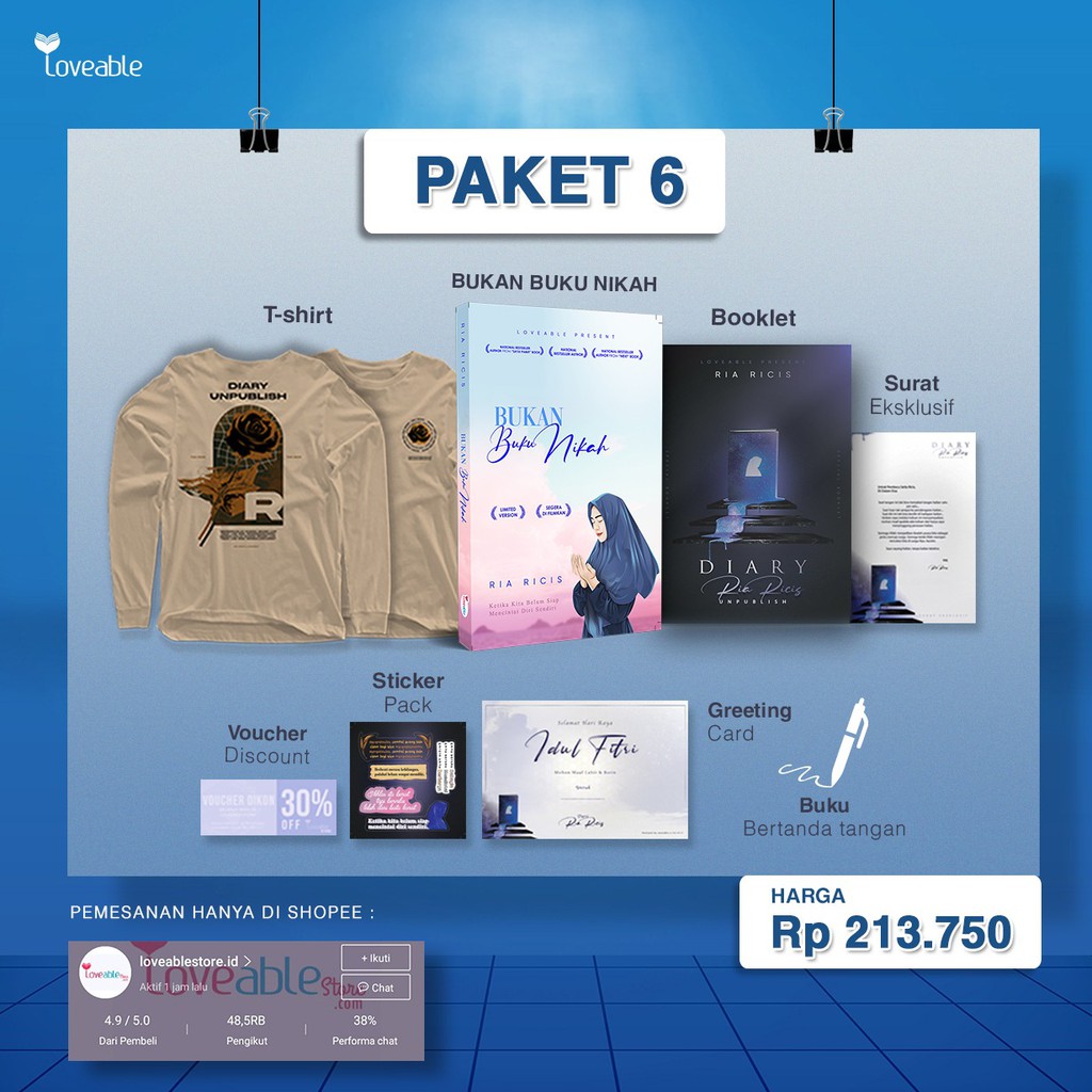 Bundling Buku Ria Ricis (Paket 6 dan Paket 8)