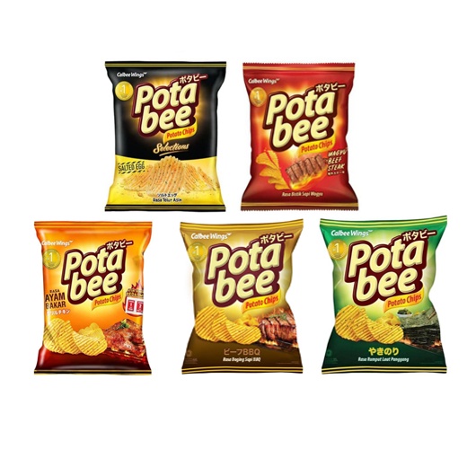 Jual POTABEE ALL VARIANT 68gr / POTABEE CHIPS / POTABEE CALBEE WINGS ...