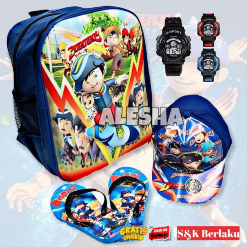 PROMO TAS Timbul TERMURAH Ransel Sekolah TK  Anak Laki Laki Motif 3D Timbul IMPORT