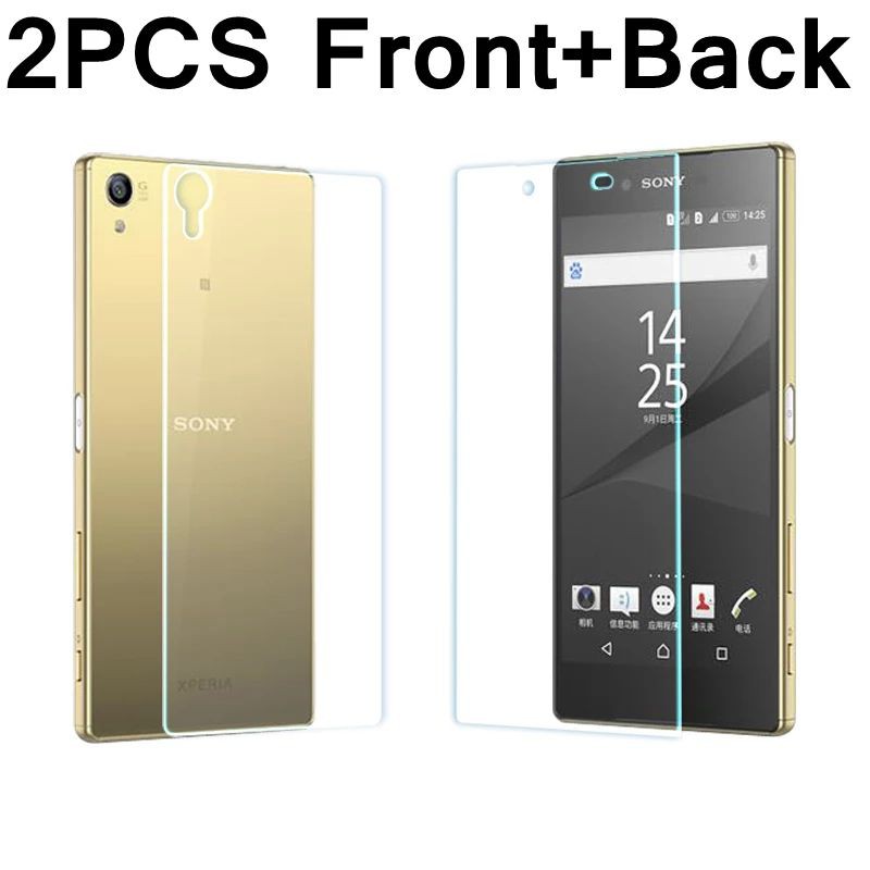 Tempered glass depan belakang sony xperia z5 sofbank global