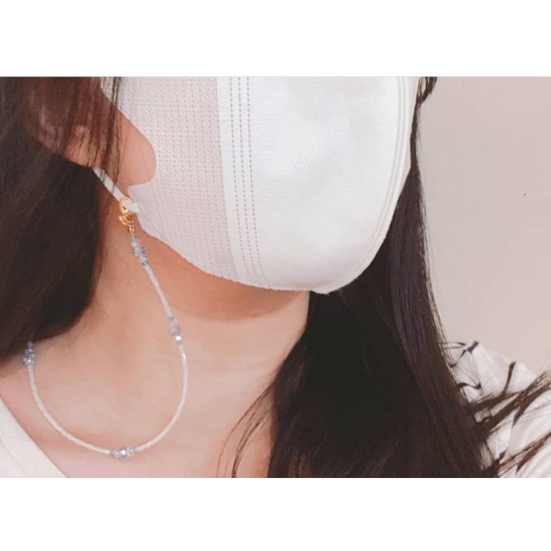 Kalung tali Masker /strap mask model mote bahan stroper