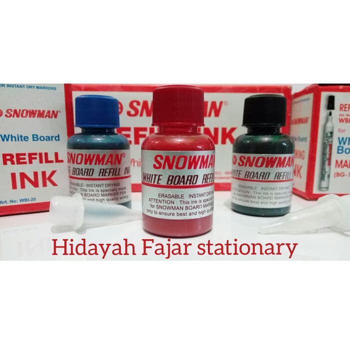 

spidol snowman tinta snowman white board Berkualitas