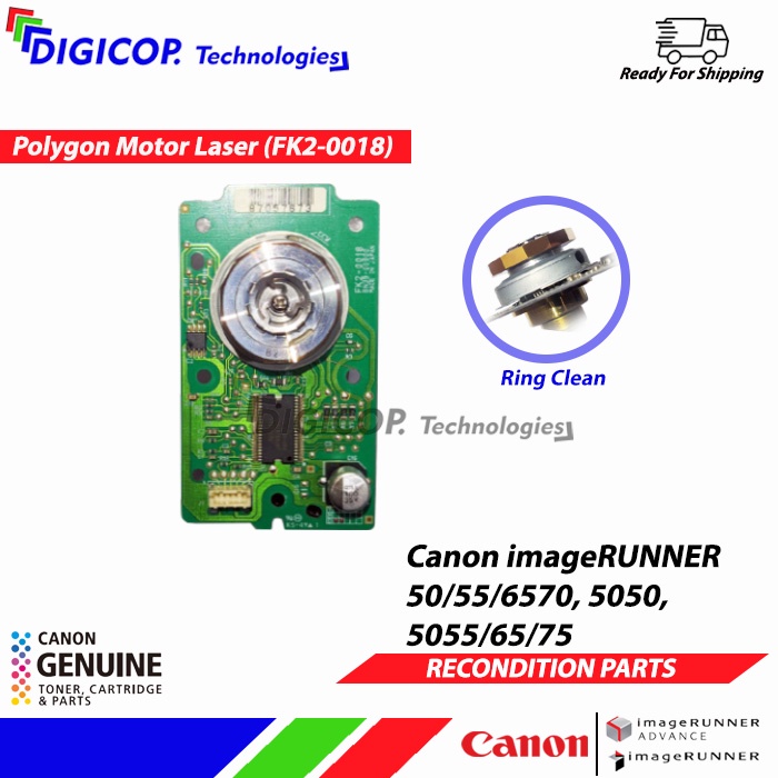 Polygon Motor Laser Canon imageRUNNER IR 5070 6570 5075 5050 FK2 0018