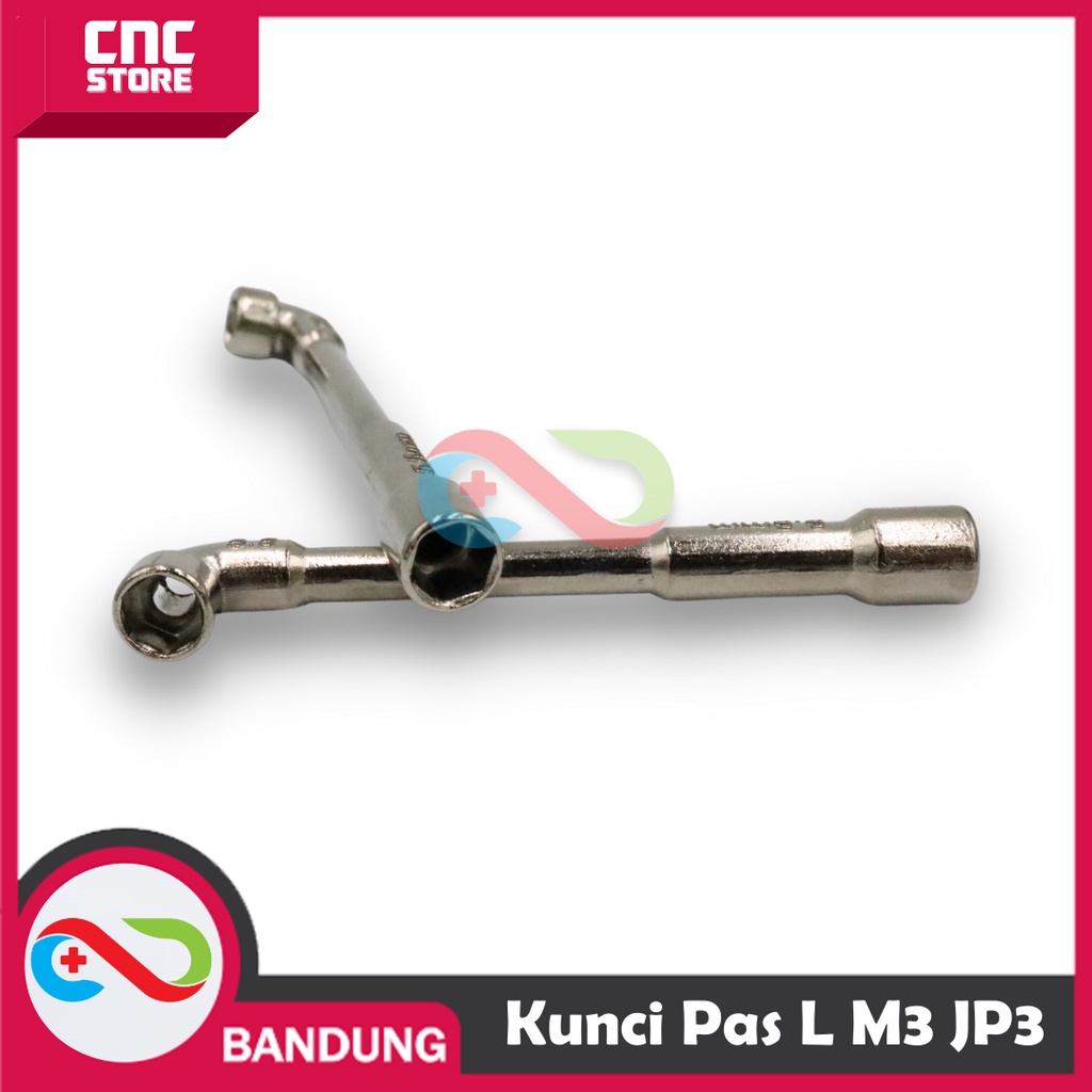 KUNCI PAS L BAUD HEXAGONAL NUT MUR M3 JP3