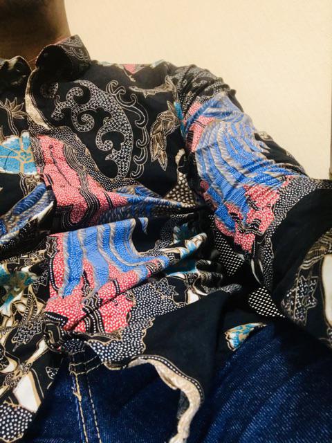 Kemeja Batik Merak Lengan Panjang Slim Fit Kantor Batik Motif Merak