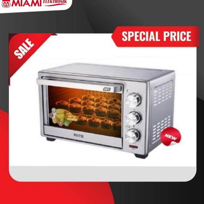 Produk Terbaik] Oven Listrik Mito MO777 / Oven Mito 22Liter Low Watt Oven Mito MO 777