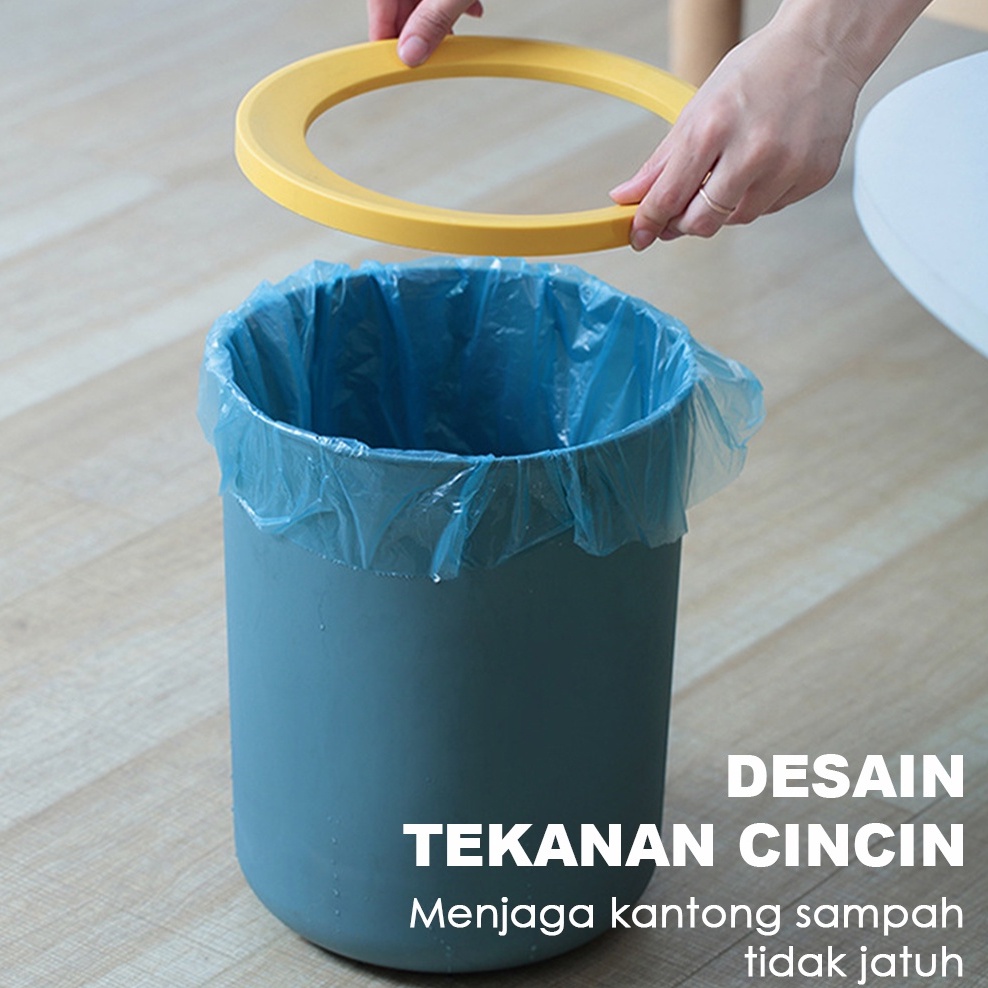 Jual Tempat Sampah Plastik Kotak Sampah Ruang Tamu Kamar Dapur Multifungsi Ember Sampah Tempat 9474