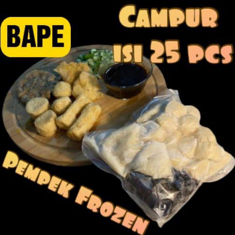 

FROZEN PEMPEK ISI 25 PCS ASLI IKAN TENGGIRI