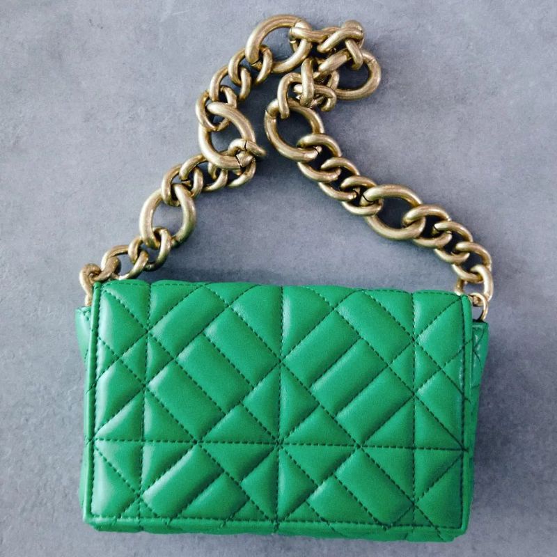 11.11 SALE | ZRA QUILTED CHAIN STRAP SHOULDER BAG