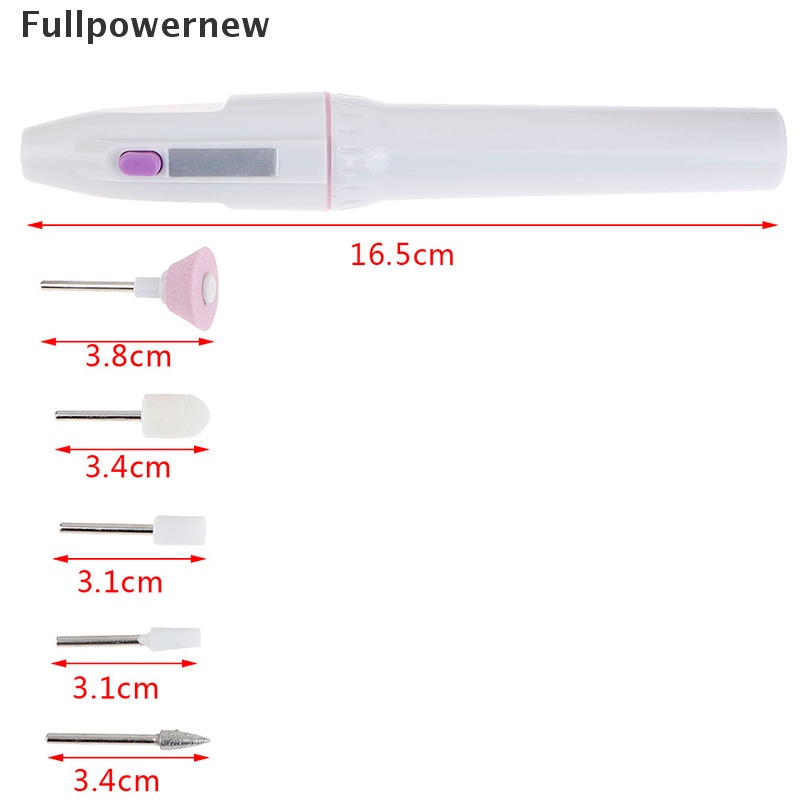 (FULL) Set Mesin Poles Kuku Elektrik Mini 5 In 1 Portable