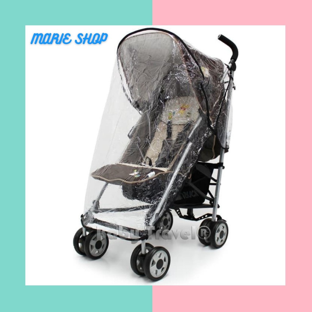Marie Shop ➡️ STROLLER COVER PELINDUNG HUJAN UNTUK BAYI ANAK MIKA/KAIN - KELAMBU STROLLER COVER