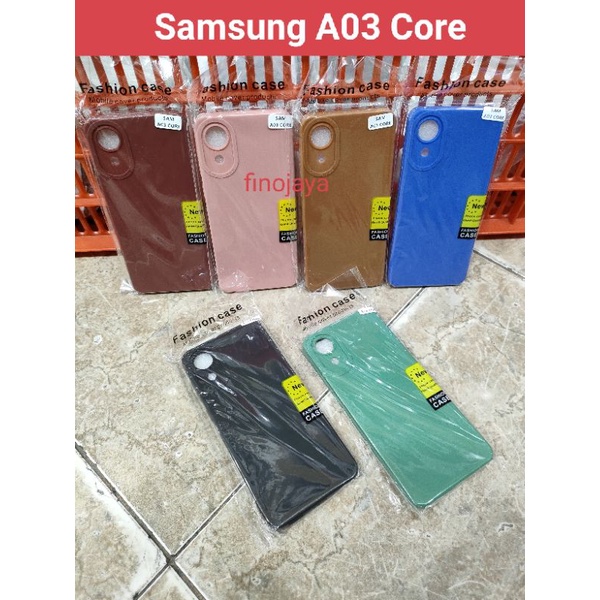 Softcase Samsung A03 Core A04 Core A032F Silikon Casing Selicon Case Macaron Pelindung Pro Camera