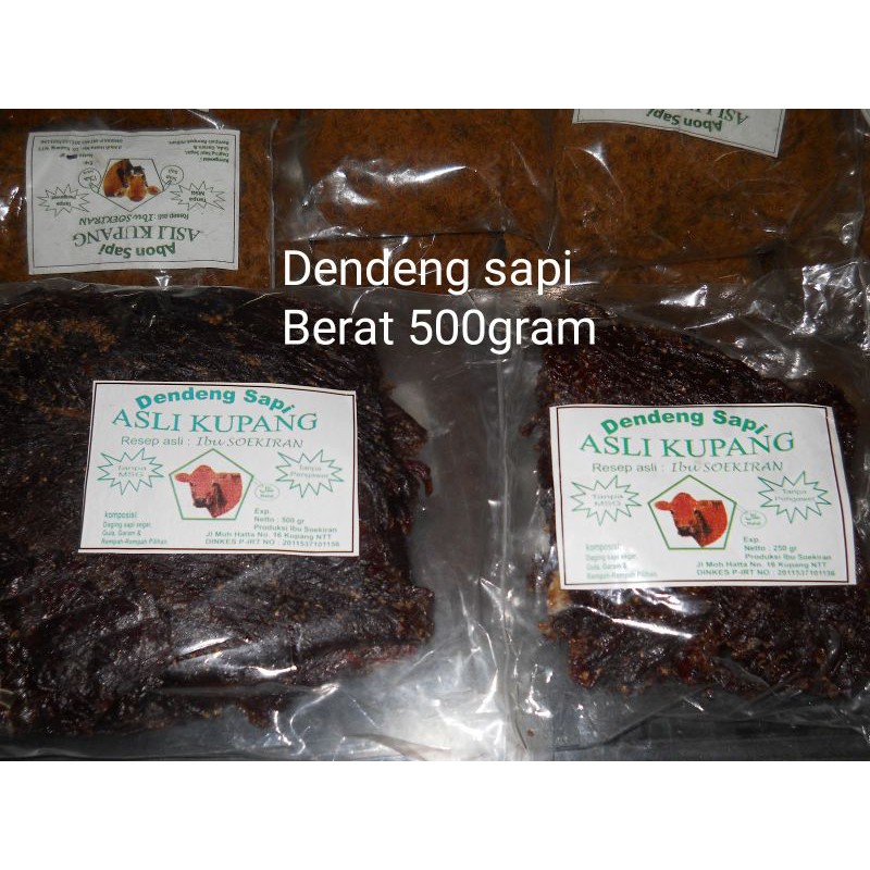 

Dendeng Sapi Asli Kupang 500gram, Resep asli Ibu Soekiran