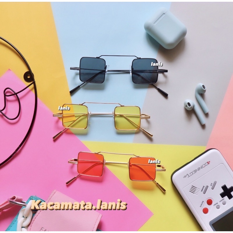 Kacamata persegi mini / kacamata unisex persegi / kacamata mini square