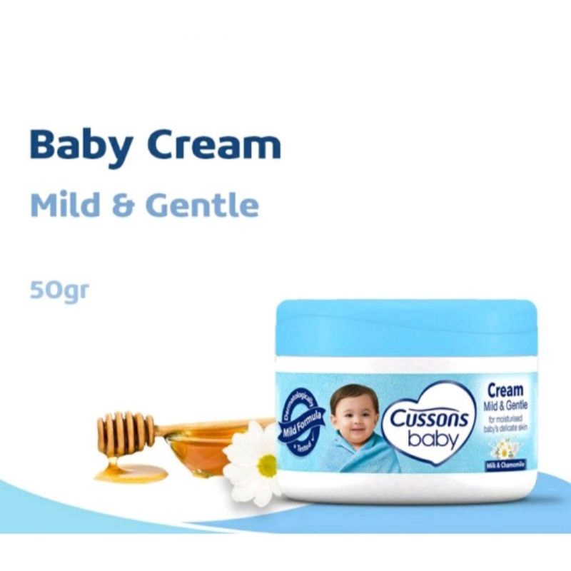 Cussons Baby Cream MILD &amp; GENTLE 50gr