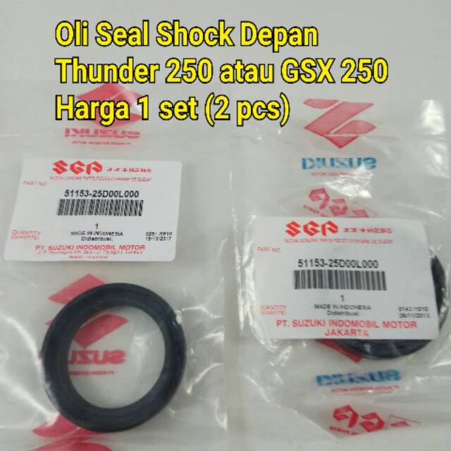 Oli Seal Shock Depan Thunder 250