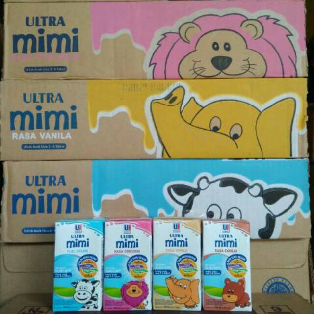 

Susu UHT Ultra Mimi Kids 125ml Kemasan Setengah Karton (isi 20pcs)