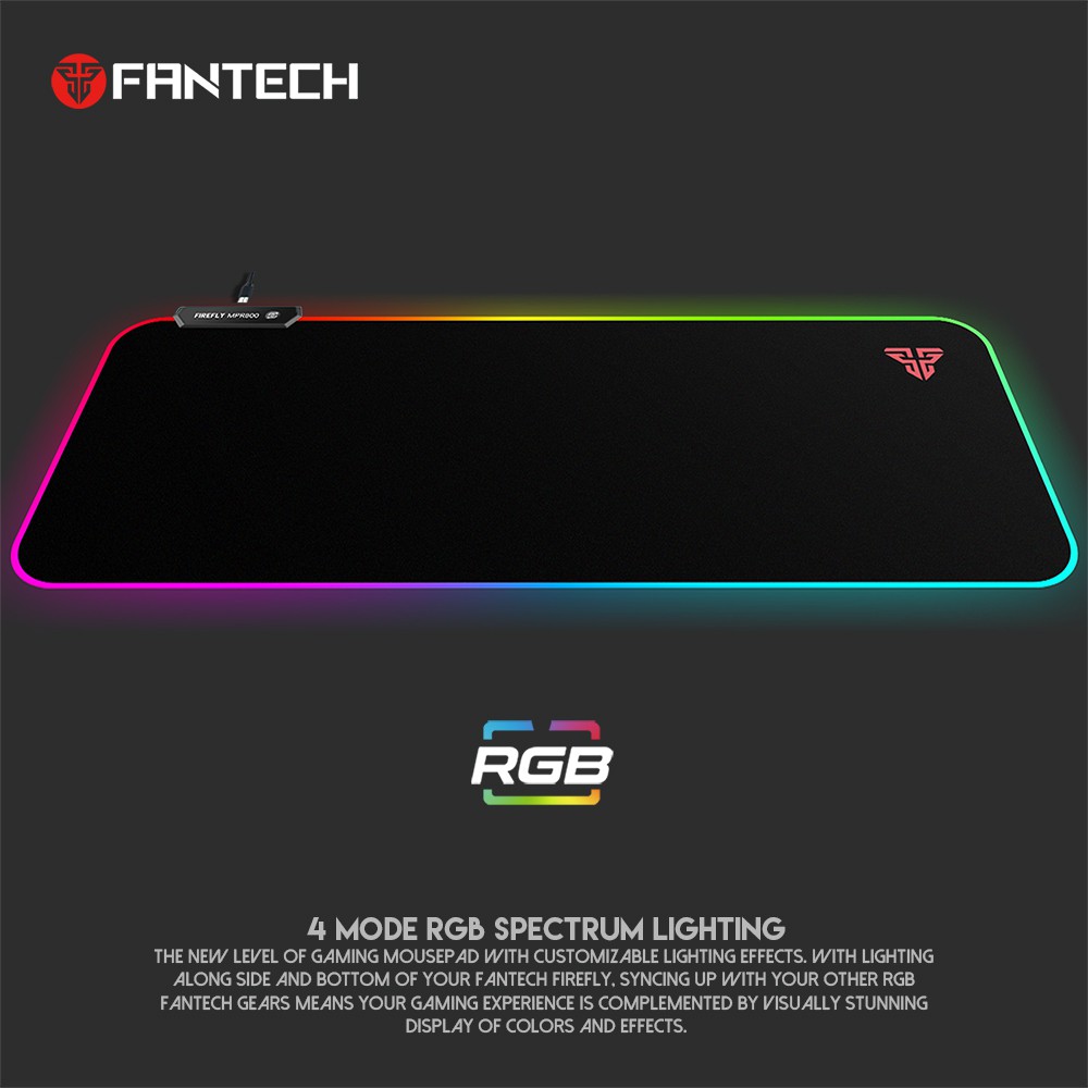 Fantech MPR800s Gaming Mousepad RGB - MPR800 MPR-800 MPR 800