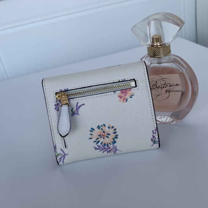 Coach Small Wallet With Wildflower Print