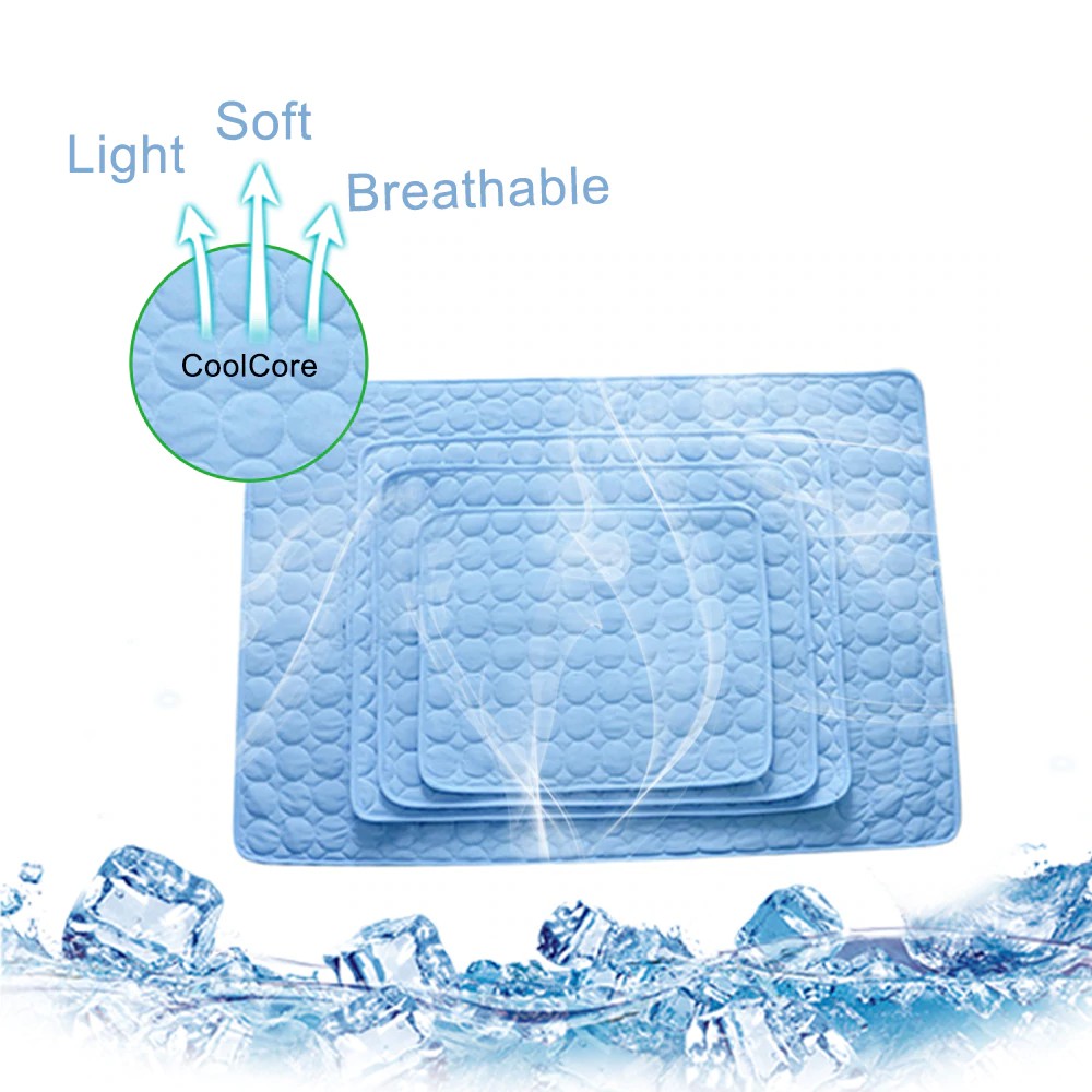 #RAN8 - Summer Pet Cooling Mat With Ice Silk - Matras Pendingin Hewan Size L