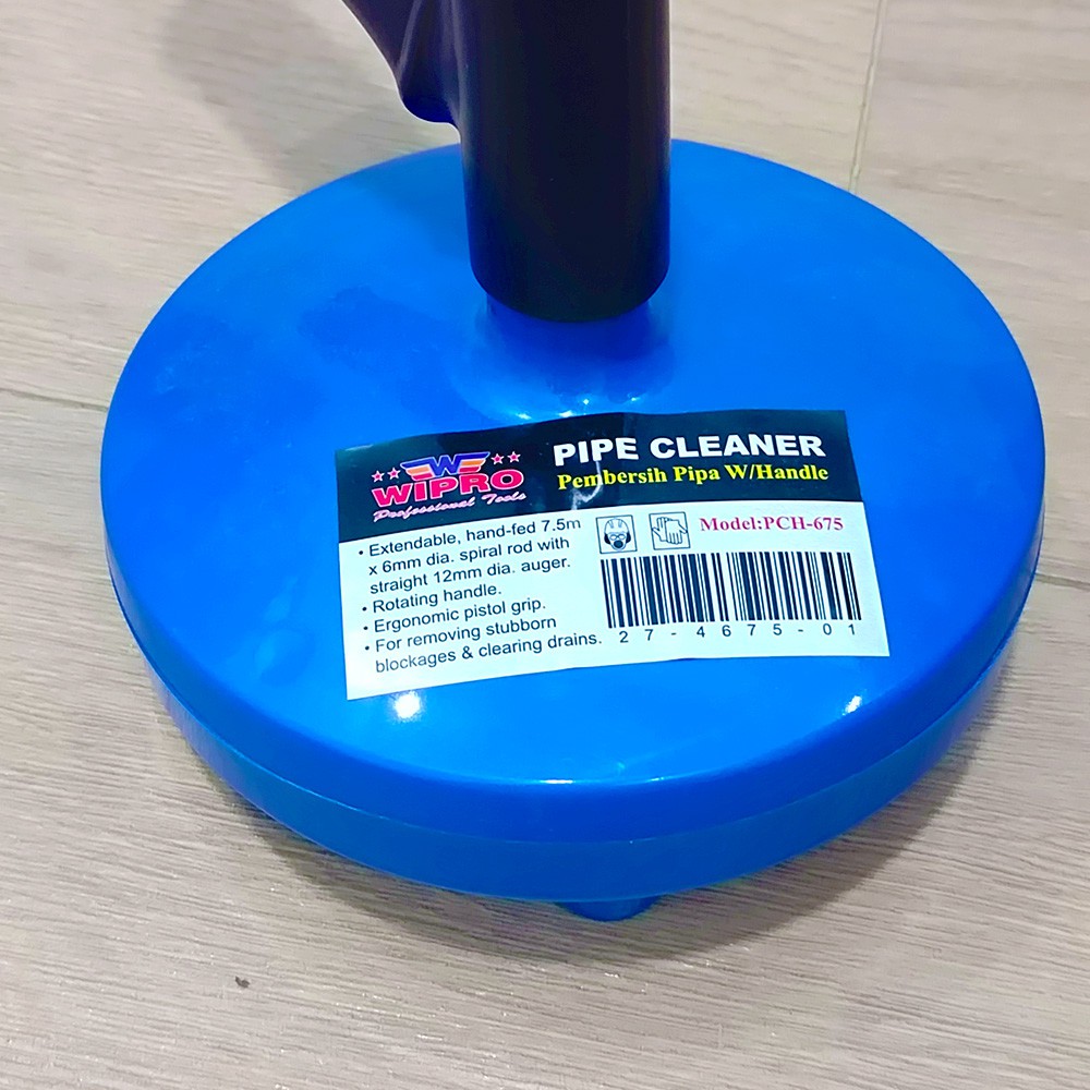 PIPE CLEANER WIPRO - PEMBERSIH SALURAN PIPA AIR TERSUMBAT 6 MM X 7.5 M