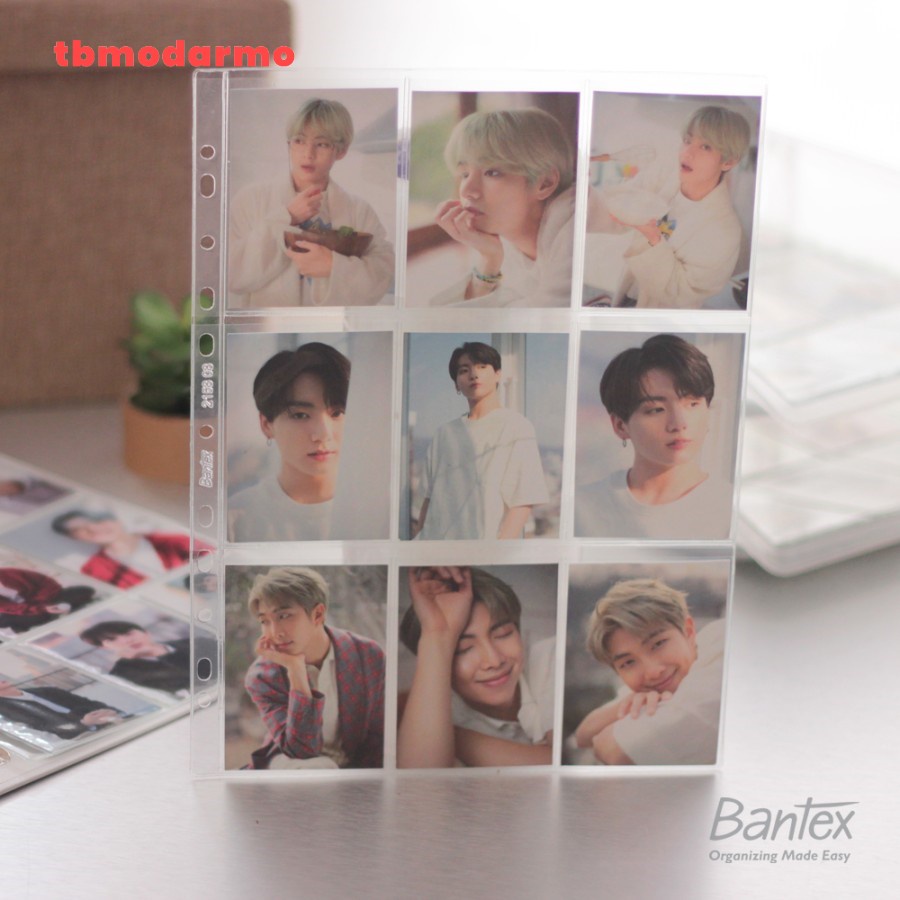 TBMO Bantex Collector Sleeve A4 Photocard 2x9P Clear 2156 08