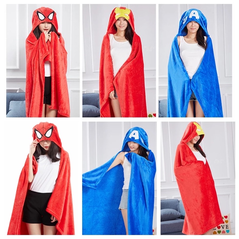 Jubah/ Selimut Spiderman MINISO X MARVEL Original