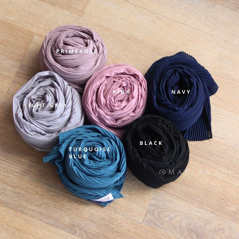 ELEA PLEATED SHAWL / Pashmina plisket ceruty