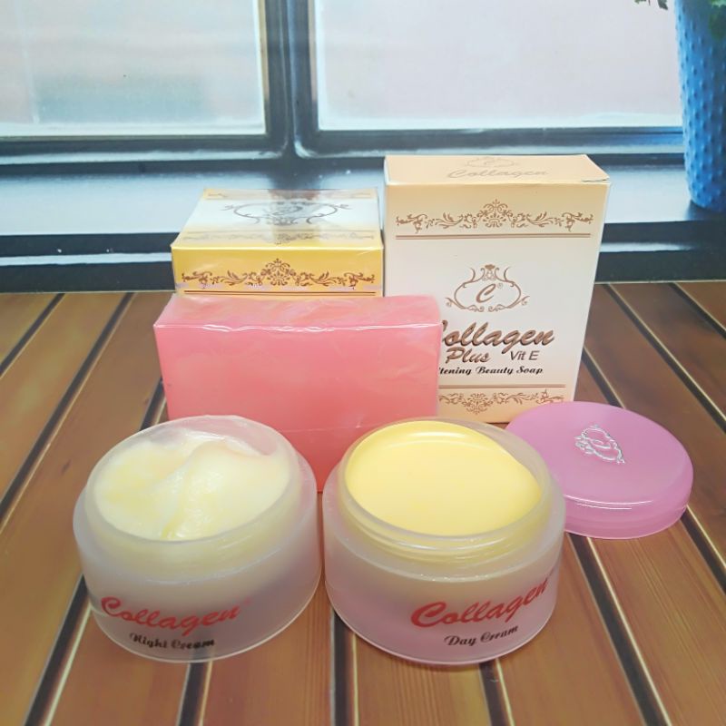 PAKET CREAM COLLAGEN 3 IN 1 (CREAM+SABUN)