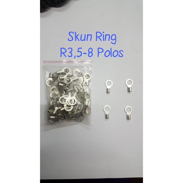 Skun Kabel Ring O Non Isolated 3.5-8 / Skun VR 3.5-8 POLOS / Skun 4mm / Skun Polos 3.5-8 /Skun Bulat