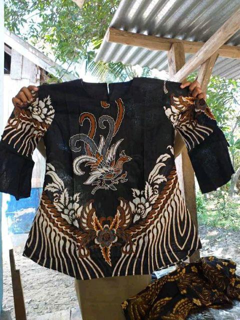 Batik Couple Cendrawasih Sogan Batik Nilda Mas Original