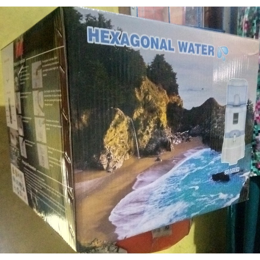 Waterpot 35 Liter Mineral Water Purifer Hexagonal Water