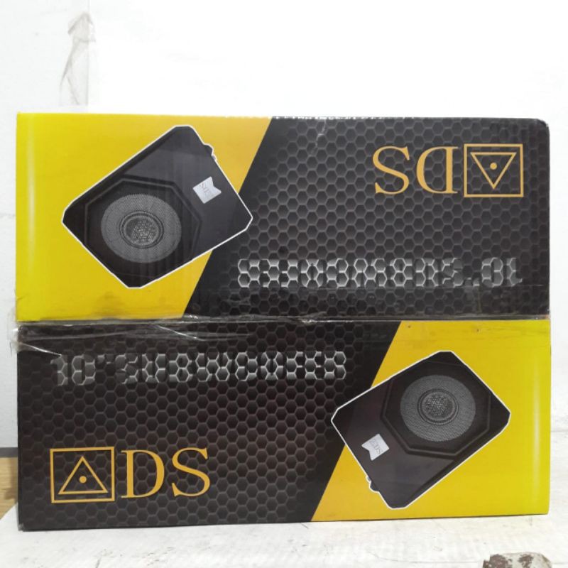 Subwoofer Aktif ADS 10" A 1088 180W 4Ohm Sub Kolong Woofer 10 inch Innova Rush Xpander Avanza Mobil
