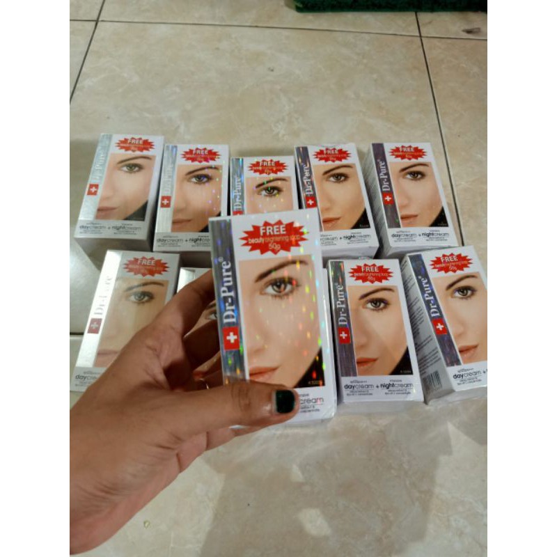 dr pure 1 paket(siang, mlm, sabun)