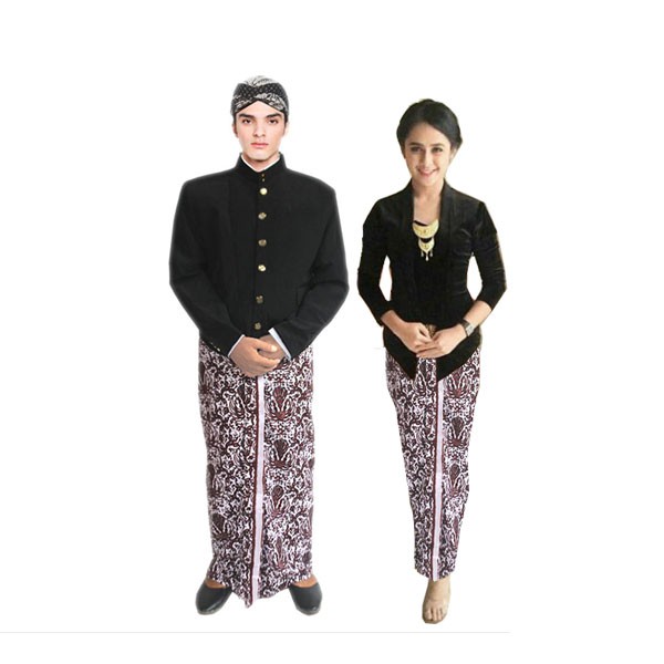 Sarimbit Couple Beskap Kebaya Bludru Among Tamu Tradisional Jawa